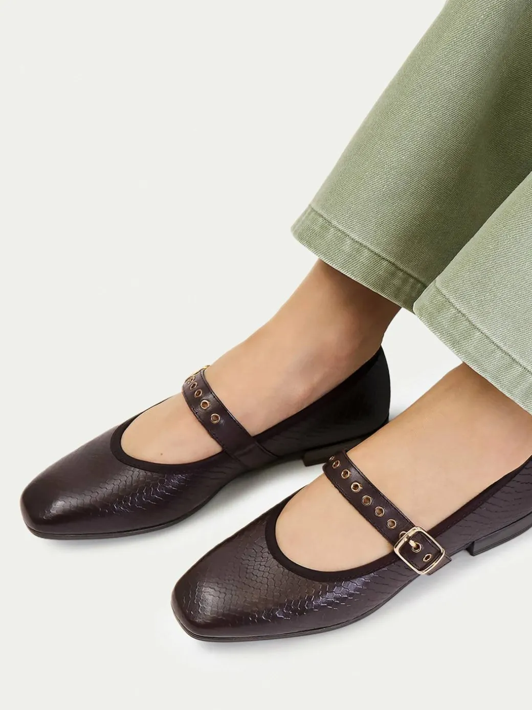 Ballerine CEO-RST-ROMI-96 Marrone scuro