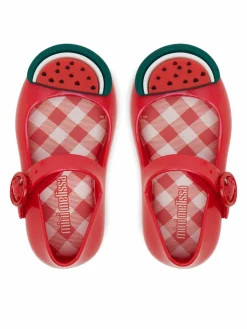 Ballerine Mini Melissa Sweet Love Picnic Bb 36009 Rosso