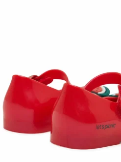 Ballerine Mini Melissa Sweet Love Picnic Bb 36009 Rosso