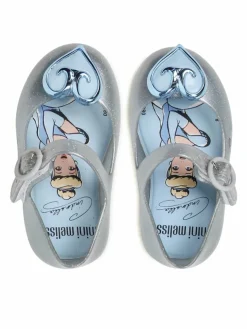 Ballerine Mini Melissa Sweet Love + Disn 33447 Argento