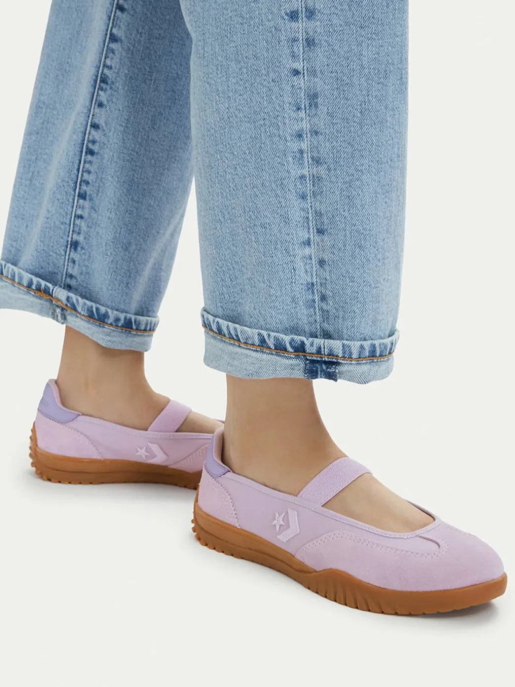 Ballerine Run Star Trainer Ballet Flat A17029C Viola