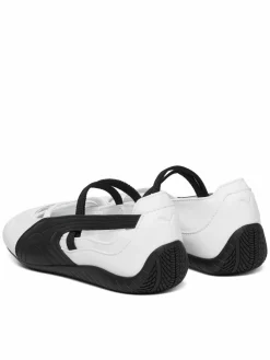 Ballerine Speedcat Ballet Lthr Wns 406144 03 Bianco
