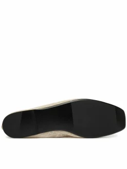 Ballerine Square Ballerina Aop Mesh HW0HW02937 Écru