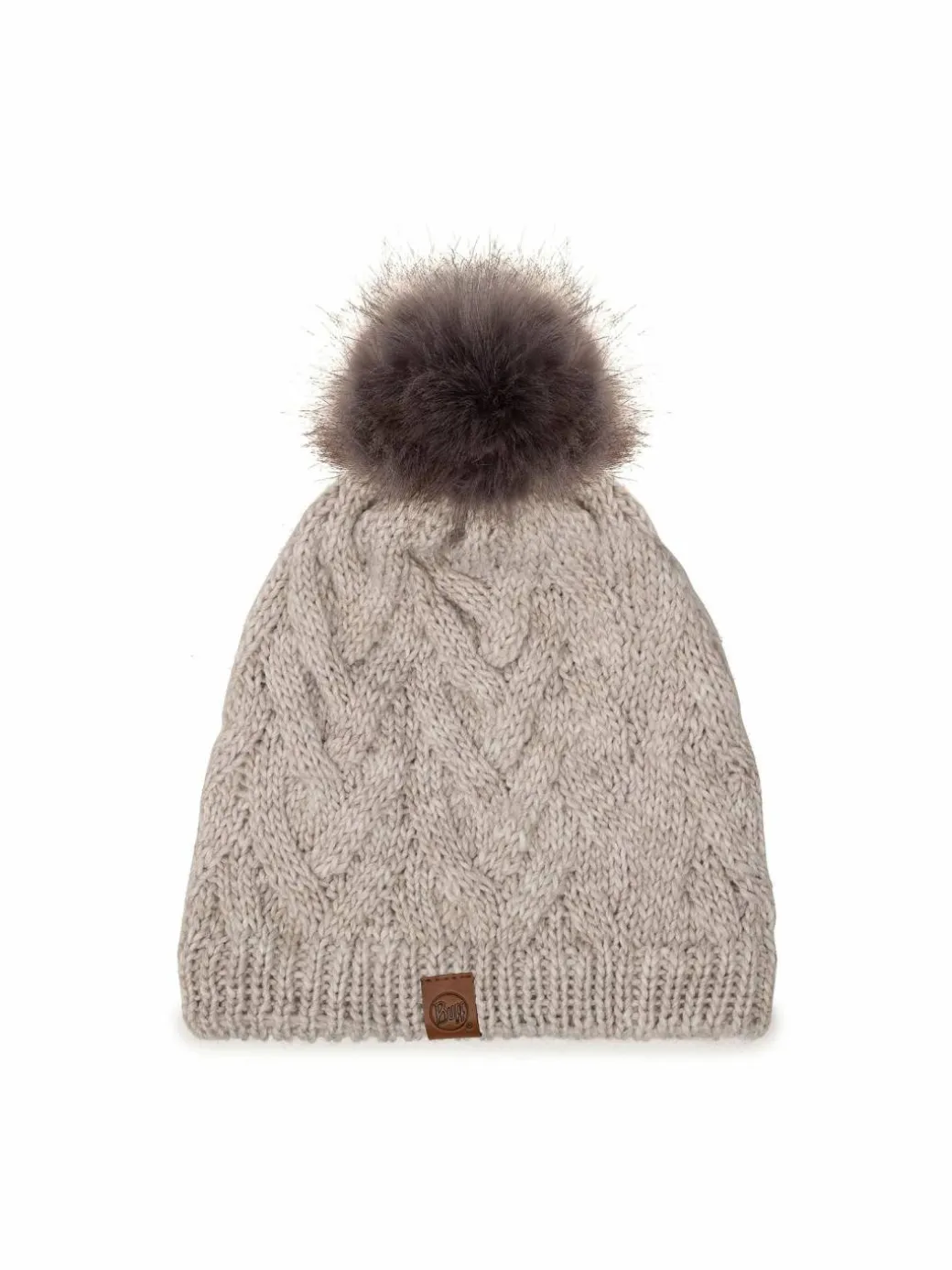 Berretto Knitted & Fleece Hat 123515.014.10.00 Beige