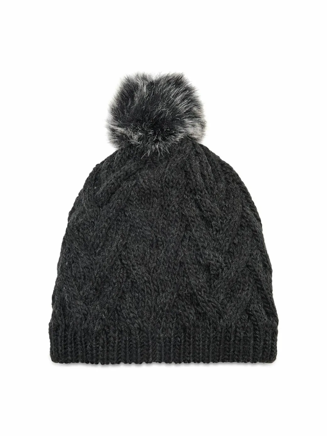Berretto Knitted & Fleece Hat 123515.901.10.00 Grigio