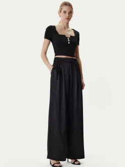 Blusa W6RP08 KCBO2 Nero Classic Fit