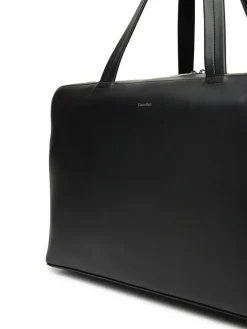 Borsa Ck Premium Leather Weekender K50K512931 Nero