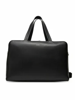 Borsa Ck Premium Leather Weekender K50K512931 Nero