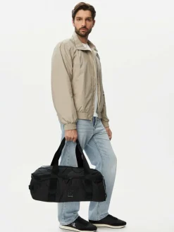 Borsa da viaggio Utility Emblem Aop LV04D3385G Nero