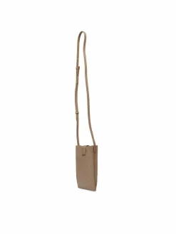 Borsa porta telefono Emblem Aop Phone Crossbody LV04F1115G Marrone
