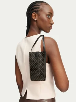 Borsa porta telefono Emblem Aop Phone Crossbody LV04F1115G Nero