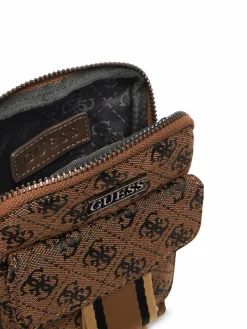 Borsa porta telefono HMBOST P6142 Marrone