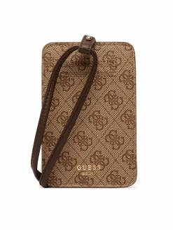 Borsa porta telefono PW7574 P6326 Marrone