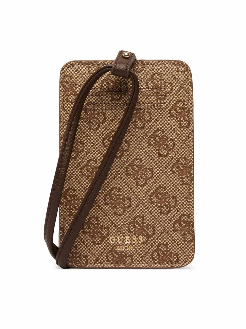 Borsa porta telefono PW7574 P6326 Marrone