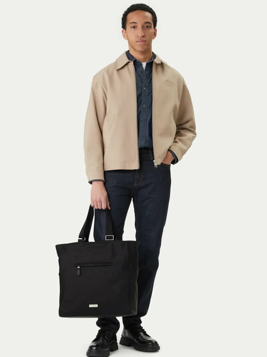Borsa Sleek Pocket Tote LV04D3340G Nero