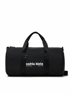 Borsa sportiva Ckj Graphic Ck Crossbody Duffle LV04G3163G Nero