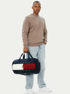 Borsa weekend Tjm Archive Duffle AM0AM14614 Blu scuro