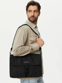 Borsellino Bold Laptop Sleeve W/ Strap (Nyl LV04D1222G Nero