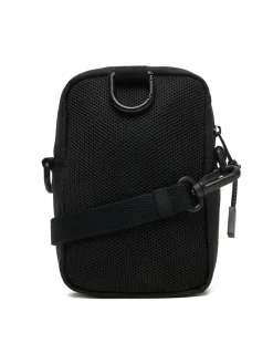 Borsellino Bold Logo Nylon Slim Reporter LV04D3231G Nero