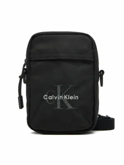 Borsellino Bold Logo Nylon Slim Reporter LV04D3231G Nero