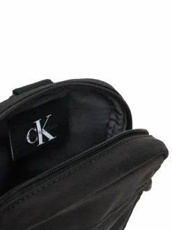 Borsellino Bold Logo Nylon Slim Reporter LV04D3231G Nero
