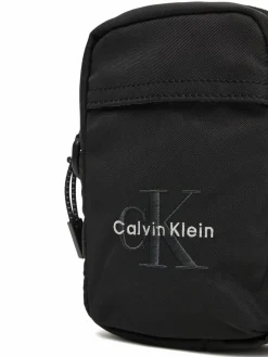 Borsellino Bold Logo Nylon Slim Reporter LV04D3231G Nero