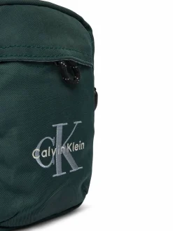 Borsellino Bold Logo Nylon Slim Reporter LV04D3231G Verde