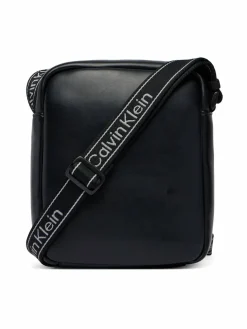 Borsellino Bold Logo Webbing LV04D3418G Nero