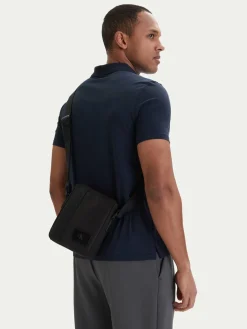 Borsellino Canvas Mix Reporter LV04D3366G Nero