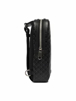 Borsellino Emblem Aop Coated Square Sling LV04D3335G Nero