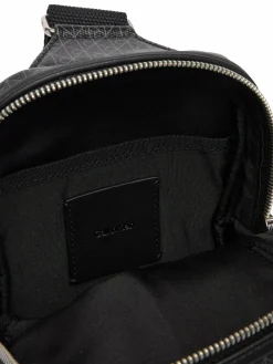 Borsellino Emblem Aop Coated Square Sling LV04D3335G Nero