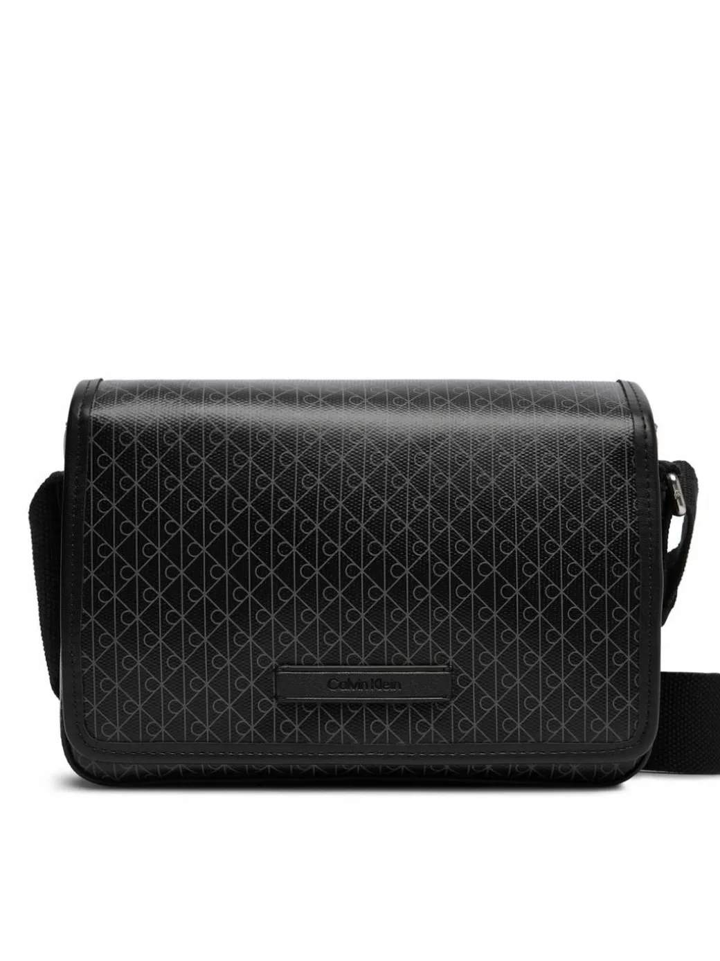 Borsellino Emblem Aop Coated Small Flap Mes LV04D3396G Nero