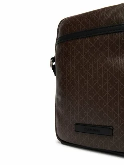 Borsellino Emblem Aop Coated Slim Reporter LV04D3334G Marrone