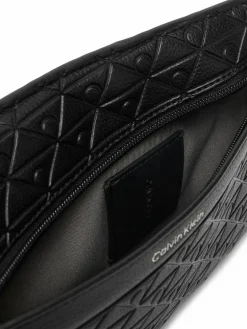 Borsellino Emblem Aop Emboss Square Sling LV04D3277G Nero