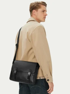 Borsellino Emblem Hw Flap Messenger LV04D3508G Nero