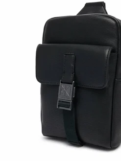 Borsellino Emblem Hw Sling LV04D3507G Nero