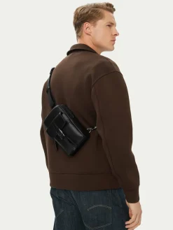 Borsellino Emblem Hw Sling LV04D3507G Nero