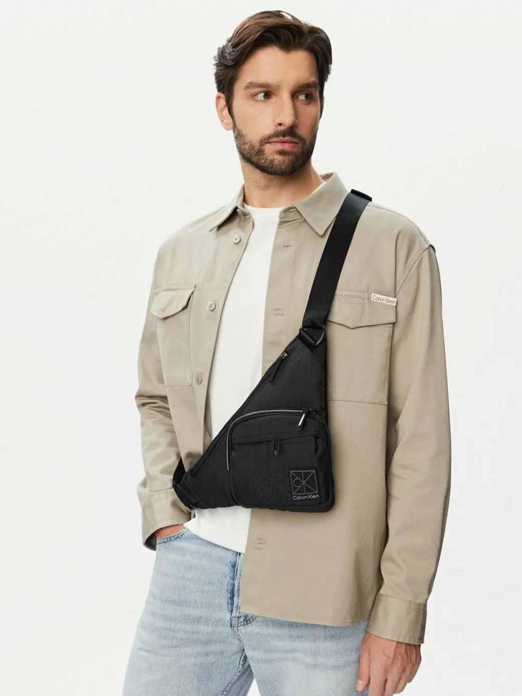 Borsellino Utility Emblem Aop Crossbody LV04D3386G Nero