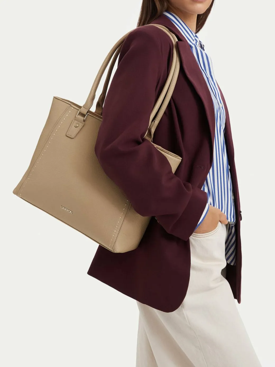 Borsetta CEO-LSK-X-003-10 Beige