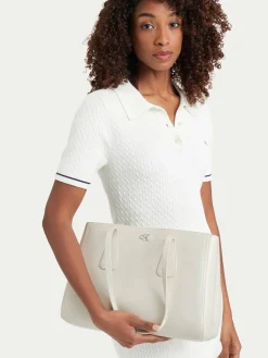 Borsetta Ck Medium Work Tote LV04F3442G Bianco