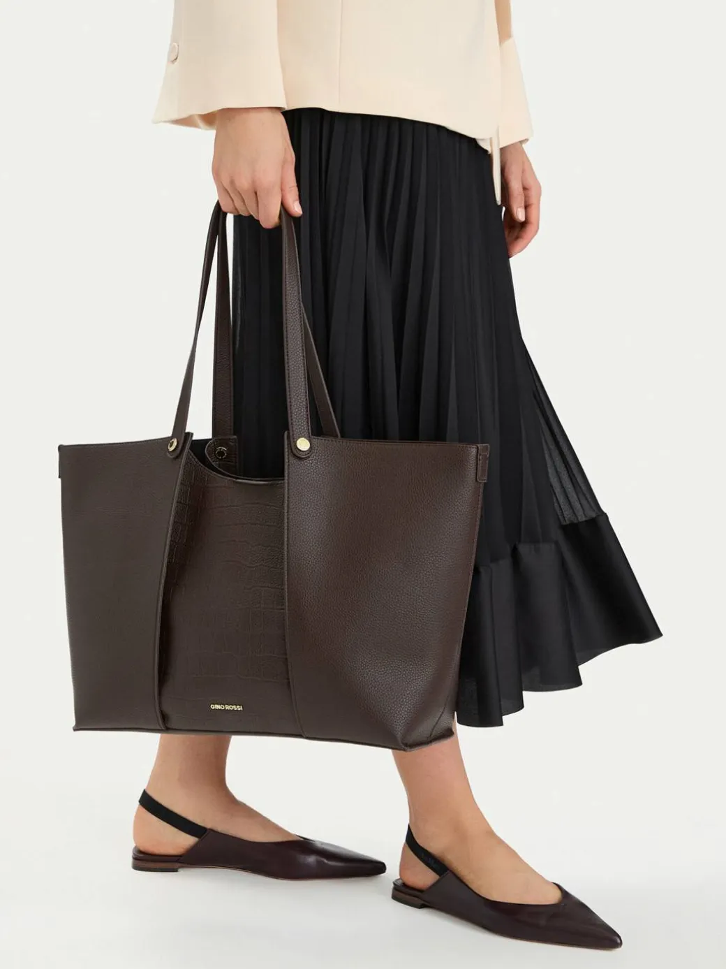 Borsetta C-LX10146 Marrone scuro
