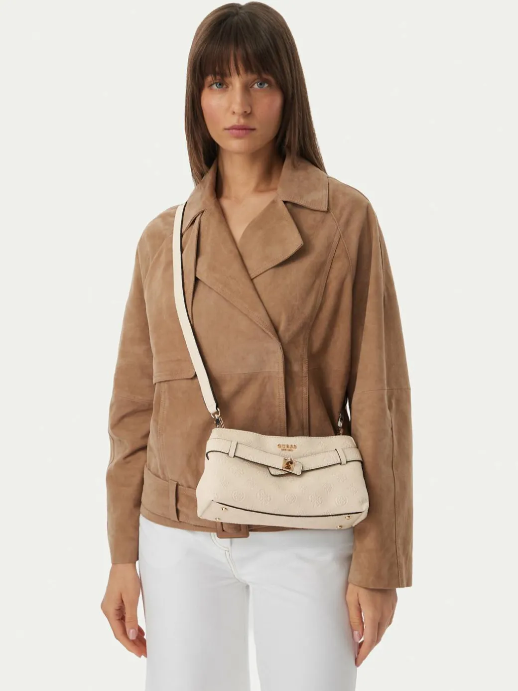 Borsetta Ella Logo Mini HWPD97 46730 Beige chiaro