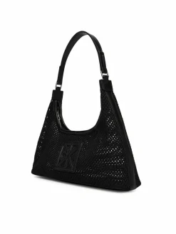 Borsetta Emblem Mesh Shoulder Bag LV04F3381G Nero
