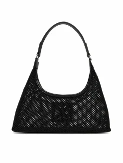 Borsetta Emblem Mesh Shoulder Bag LV04F3381G Nero