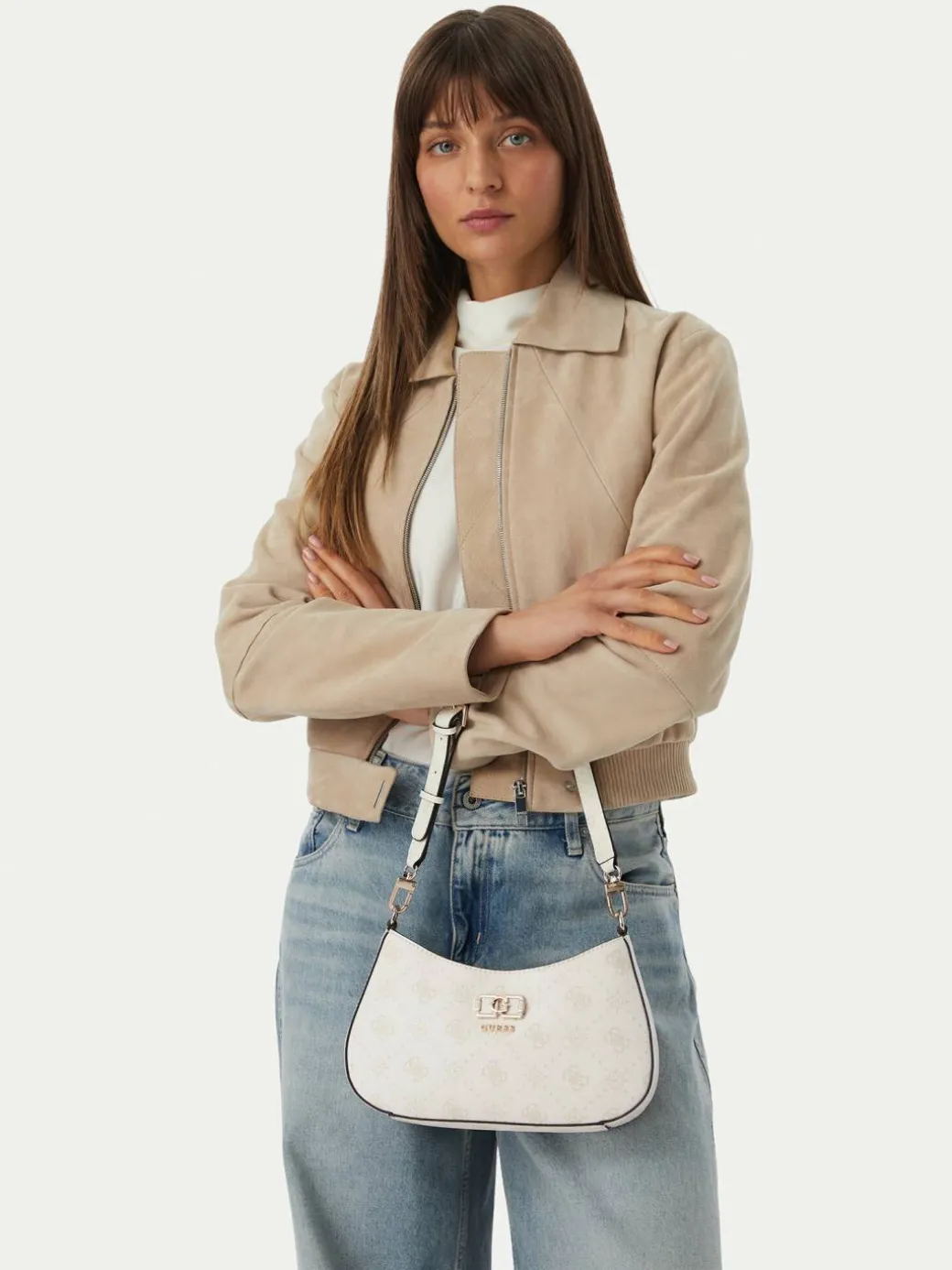 Borsetta Emelie Logo HWGP99 28180 Crema