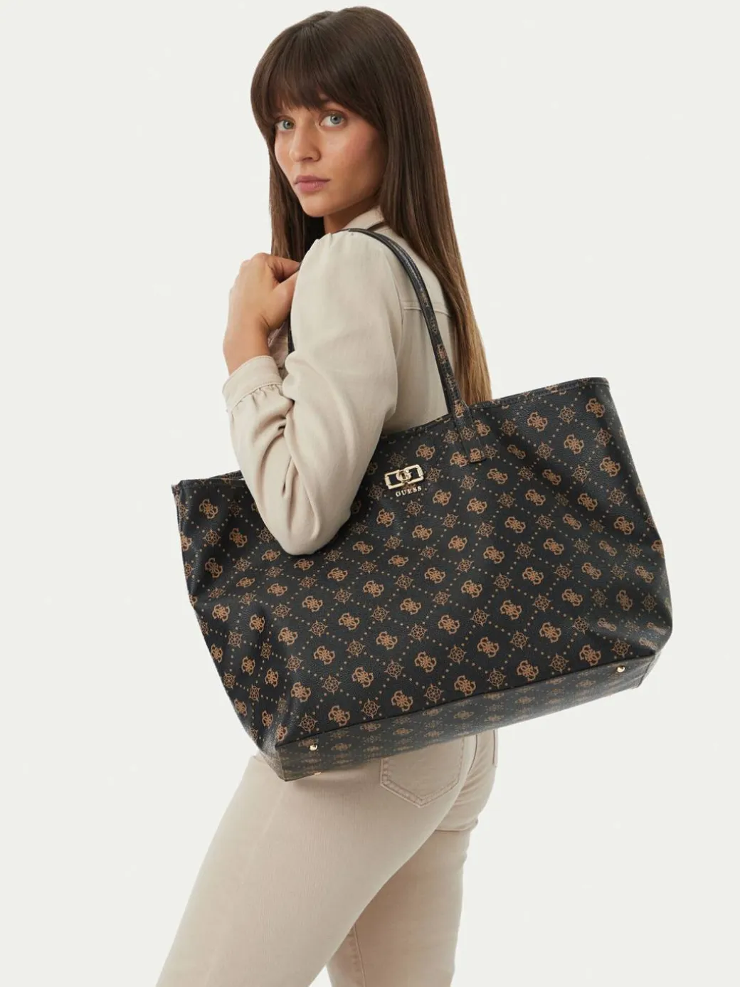Borsetta Emelie Logo HWGP99 28240 Marrone