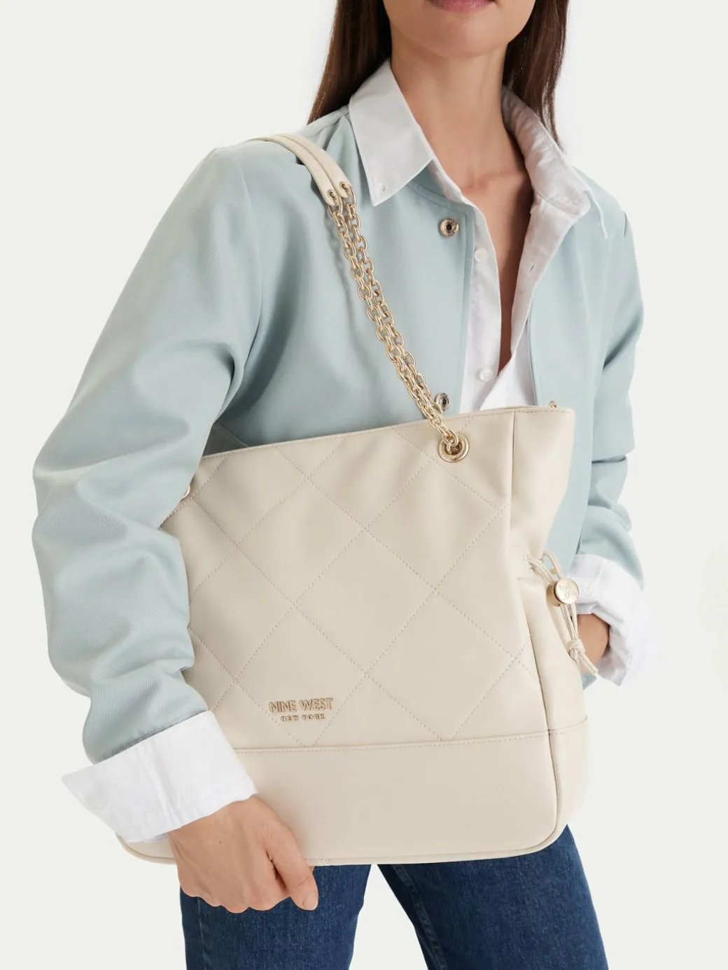 Borsetta EO-Bellis-LX10277 Écru