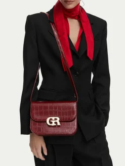 Borsetta EO-LINA-KQ44-CROCCO Bordeaux