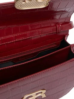 Borsetta EO-LINA-KQ44-CROCCO Bordeaux