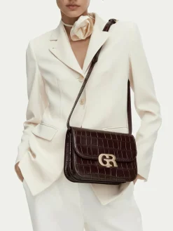 Borsetta EO-LINA-KQ44-CROCCO Marrone